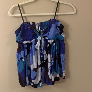 Free people strapless shirt